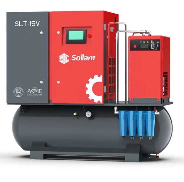 sollant screw compressors for laser cutting 2